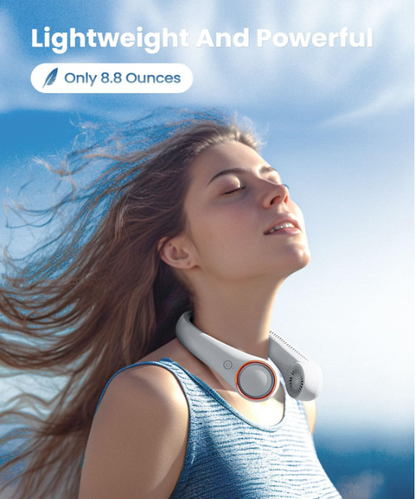 Portable Neck Fan, Hands Free Bladeless Fan
